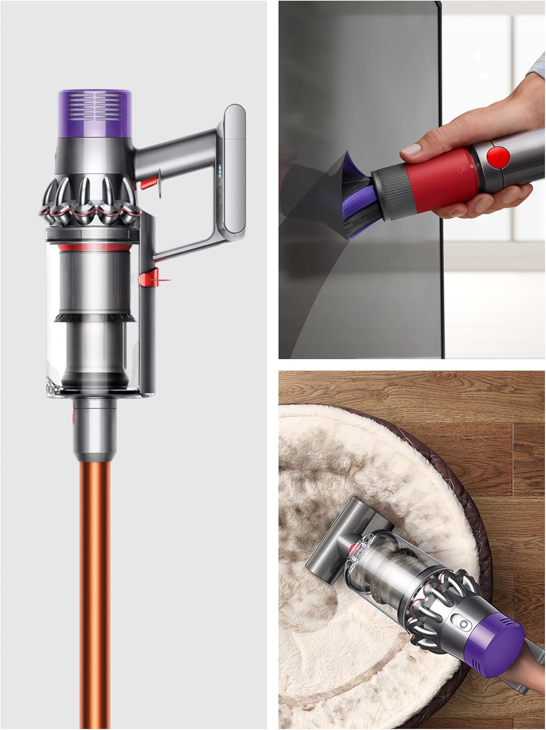 Thumbnail 3 de Dyson Cyclone V10 Akku-Staubsauger mit Niedrigreichweiten-Adapter