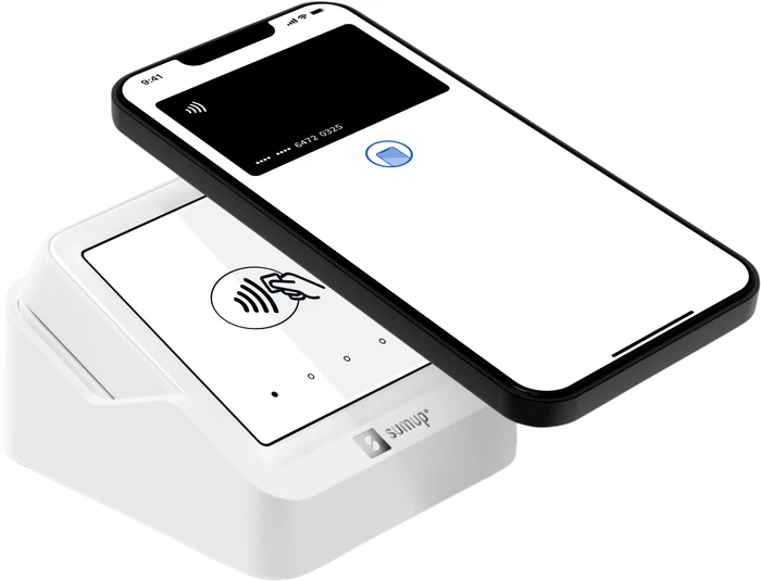 Detalle 2 de SumUp Solo 4G mobiles Kartenlesegerät mit Ladestation (inkl. SIM & Touchscreen)