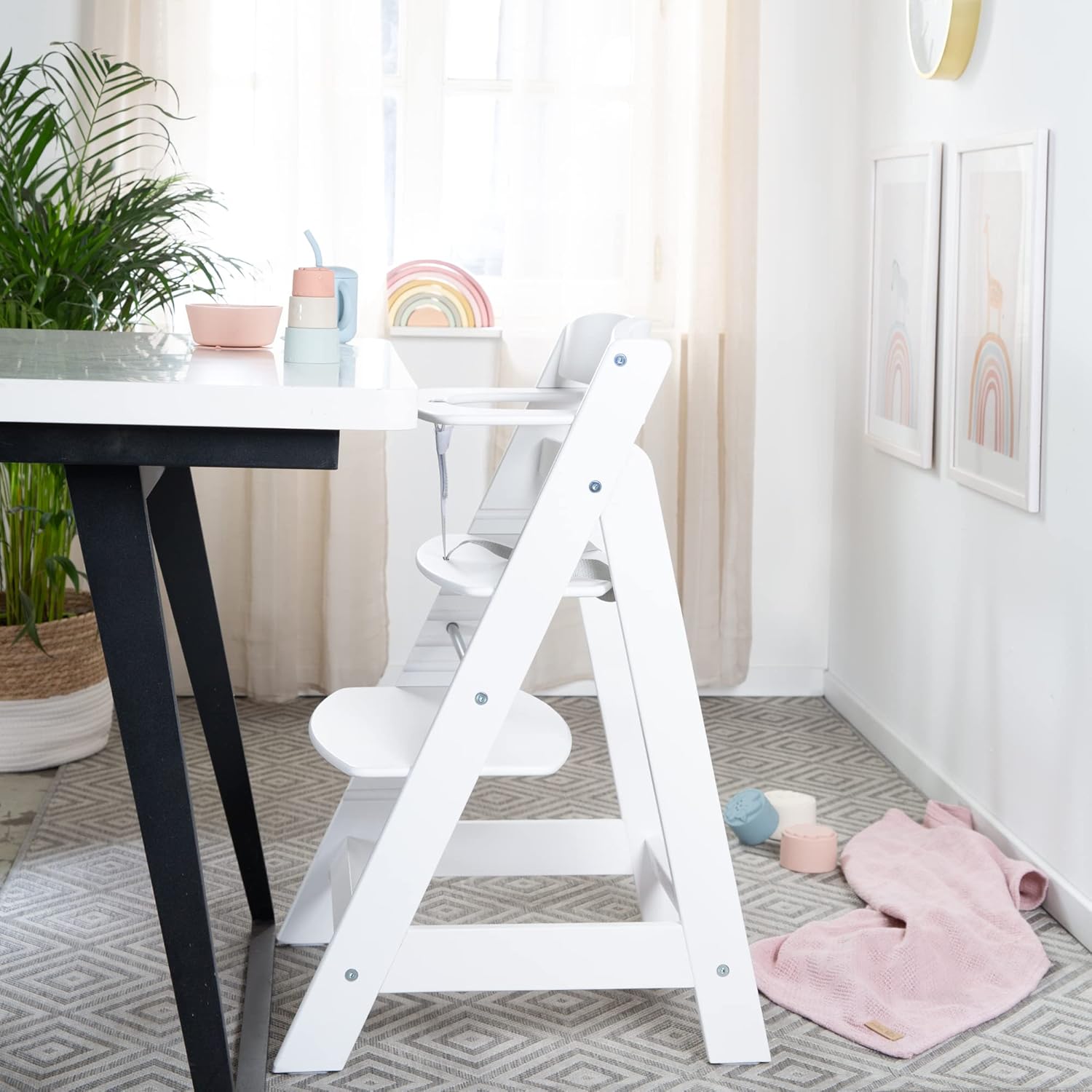 Thumbnail 5 de roba Babyhochstuhl Sit Up Flex – Mitwachsender Holzhochstuhl von 6 Monaten bis 70 kg, weiß