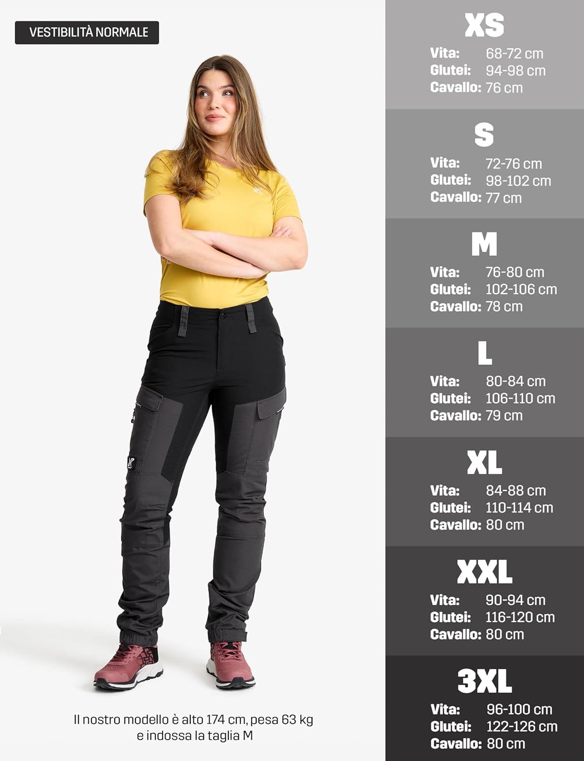 Thumbnail 2 de RevolutionRace RVRC GP Pants da donna: pantaloni da trekking resistenti con 7 tasche