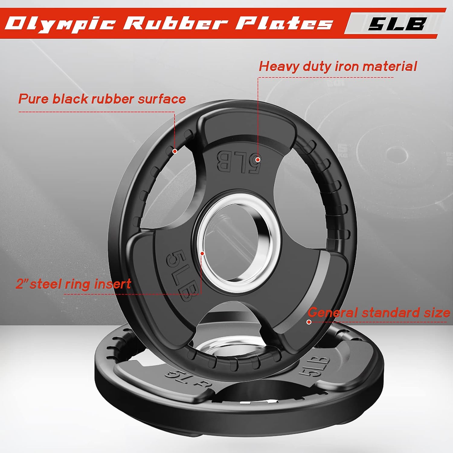 Detalle 2 de RitFit Weight Plates 45lb Pair