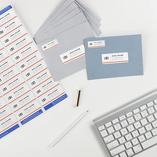 Thumbnail 6 de Avery Easy Peel Address Labels, Inkjet Printers, White, 1" x 2-5/8", Box of 750 (08160)