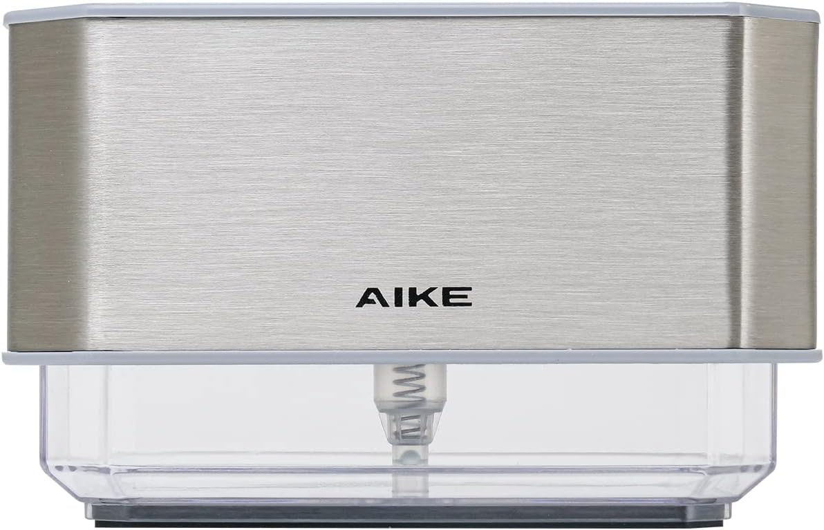 Detalle de AIKE AK1061 240 ML Distributeur Savon Cuisine en Acier Inoxydable – 2 en 1, pratique et élégant