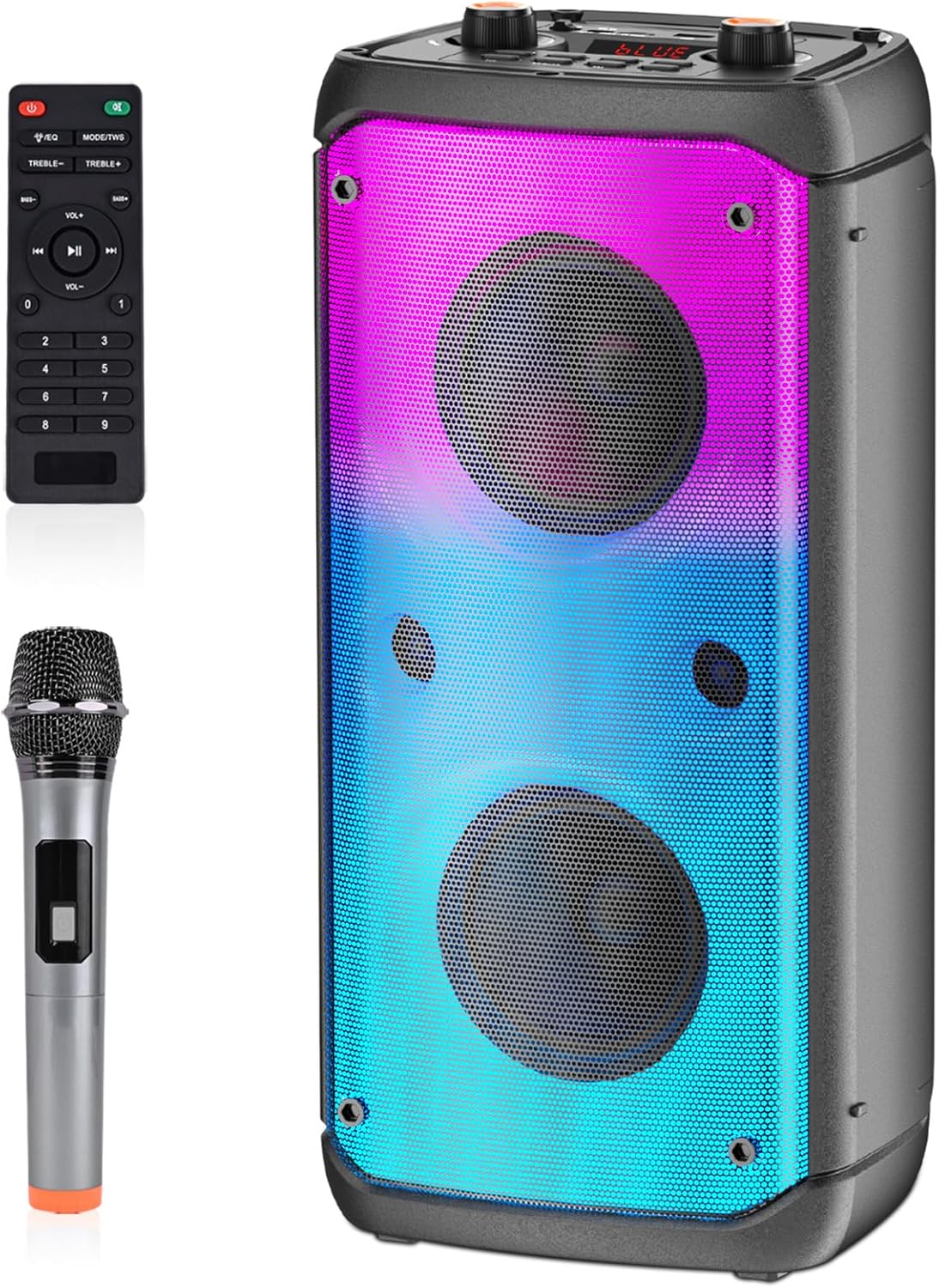 Detalle de TAMPROAD 80W Bluetooth party speaker