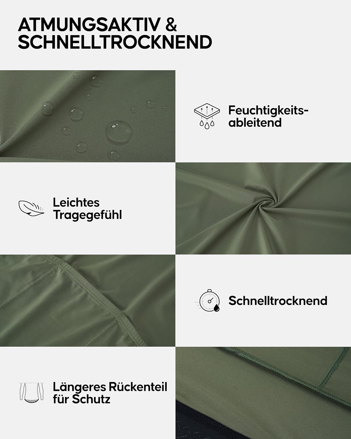 Thumbnail 2 de DANISH ENDURANCE Kurzarm-Radtrikot Herren mit Reißverschluss – atmungsaktiv, schnelltrocknend