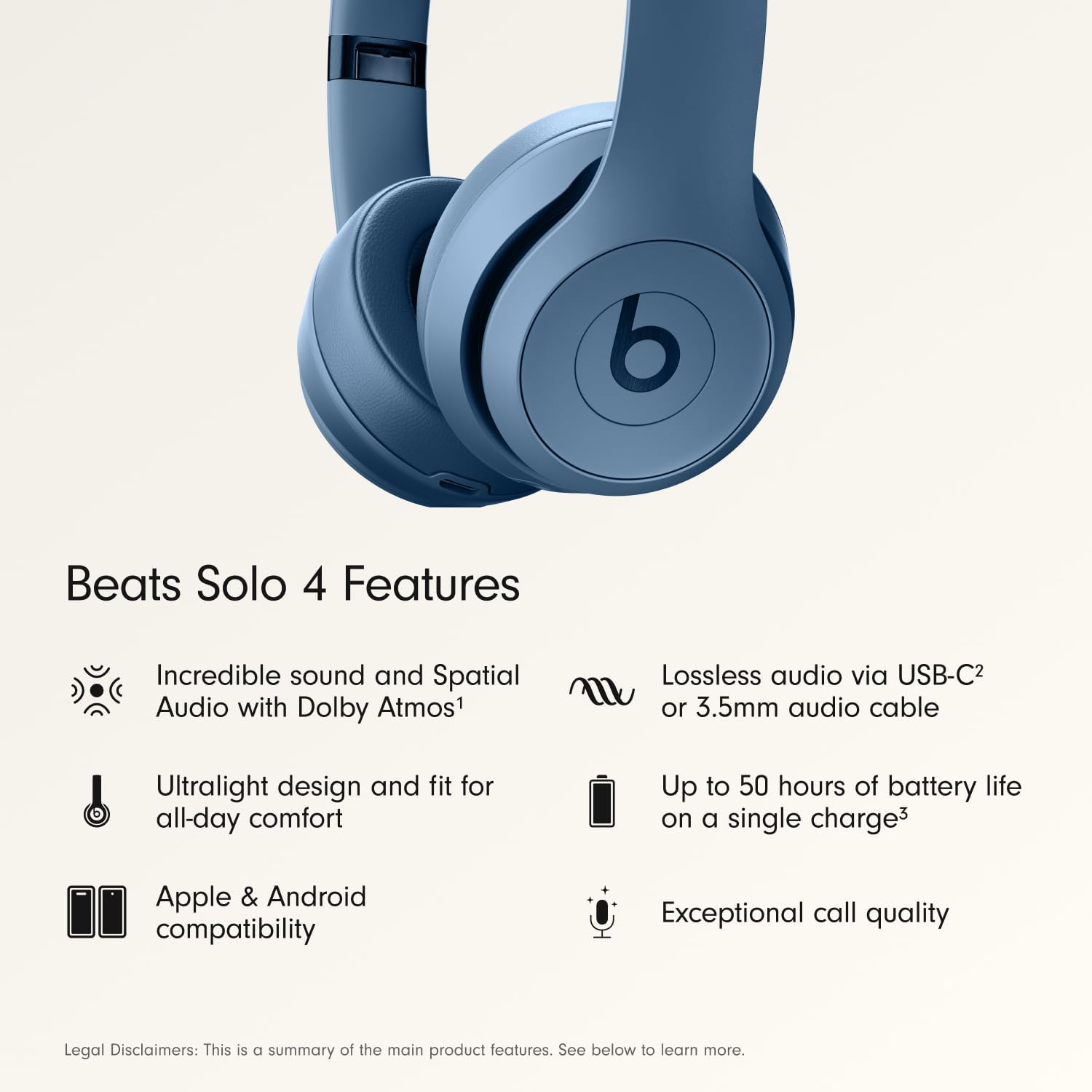 Detalle 2 de Beats Solo 4 wireless on-ear headphones