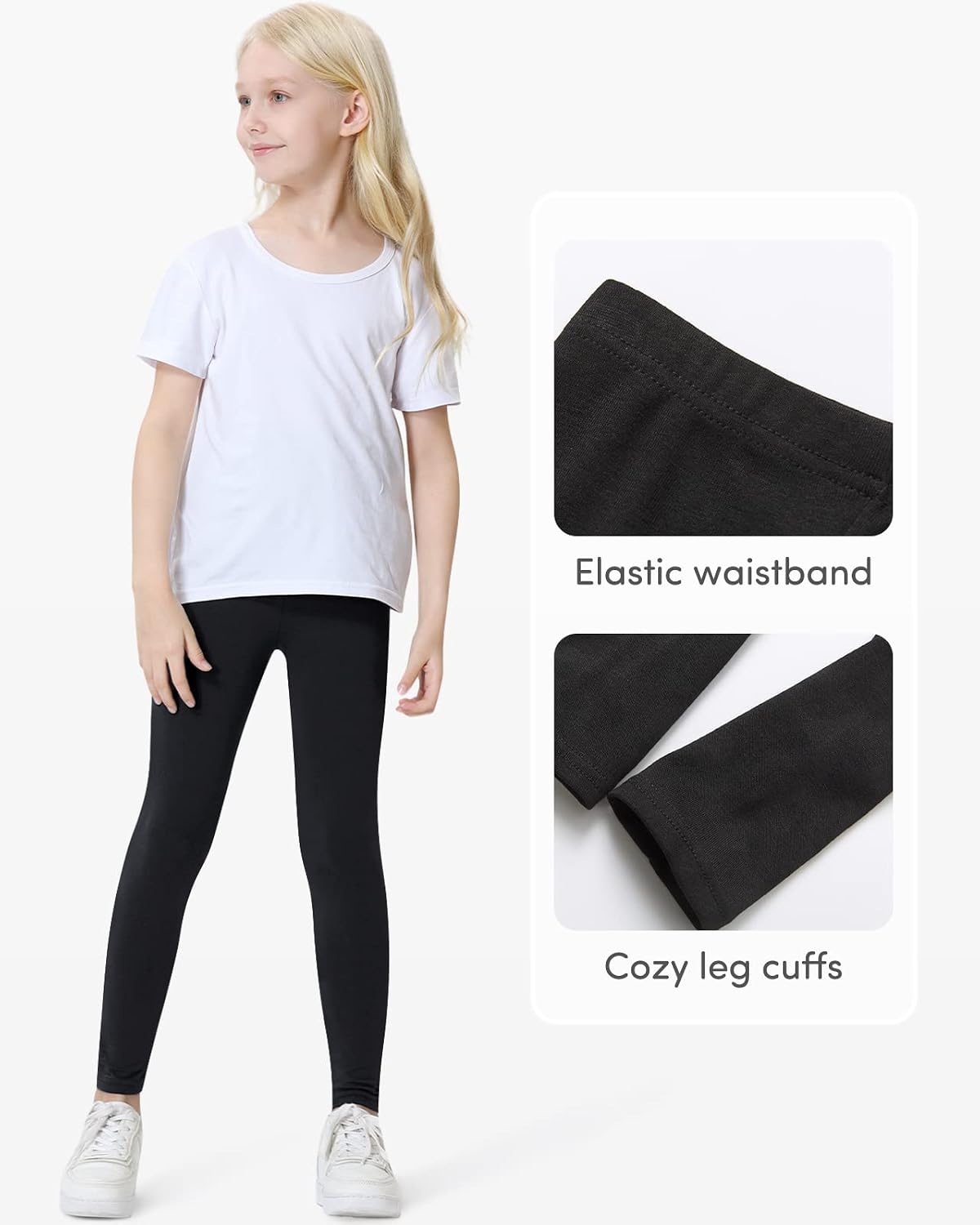 Thumbnail 4 de Domee Mädchen Leggings Lang Hosen 3er-Pack