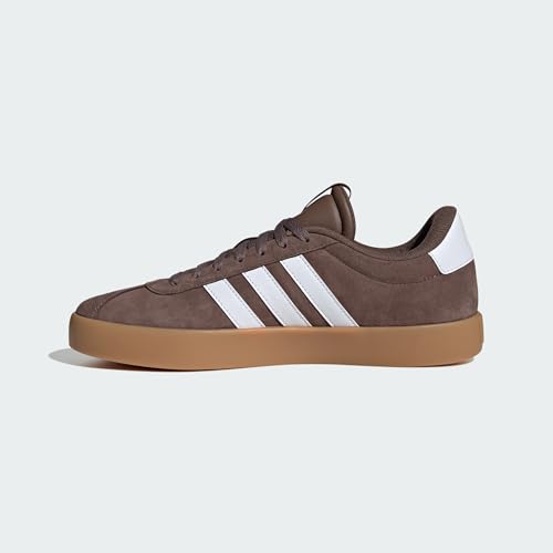 Detalle 2 de Adidas Uomo VL Court 3.0 Shoes – Earth Strata / Cloud White / Gold Metallic, 43 1/3 EU