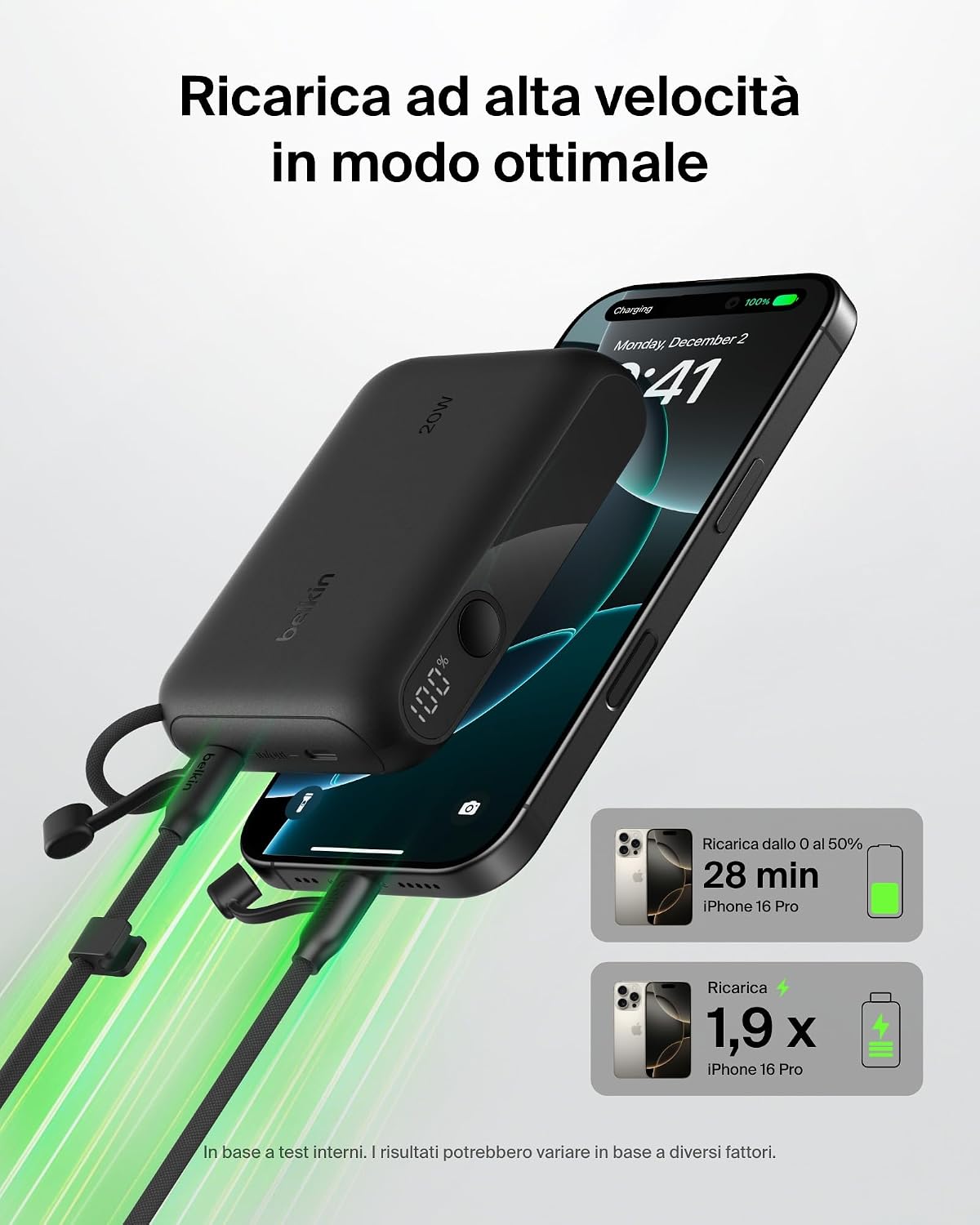 Thumbnail 2 de Belkin Power Bank 10000 mAh 20W USB-C