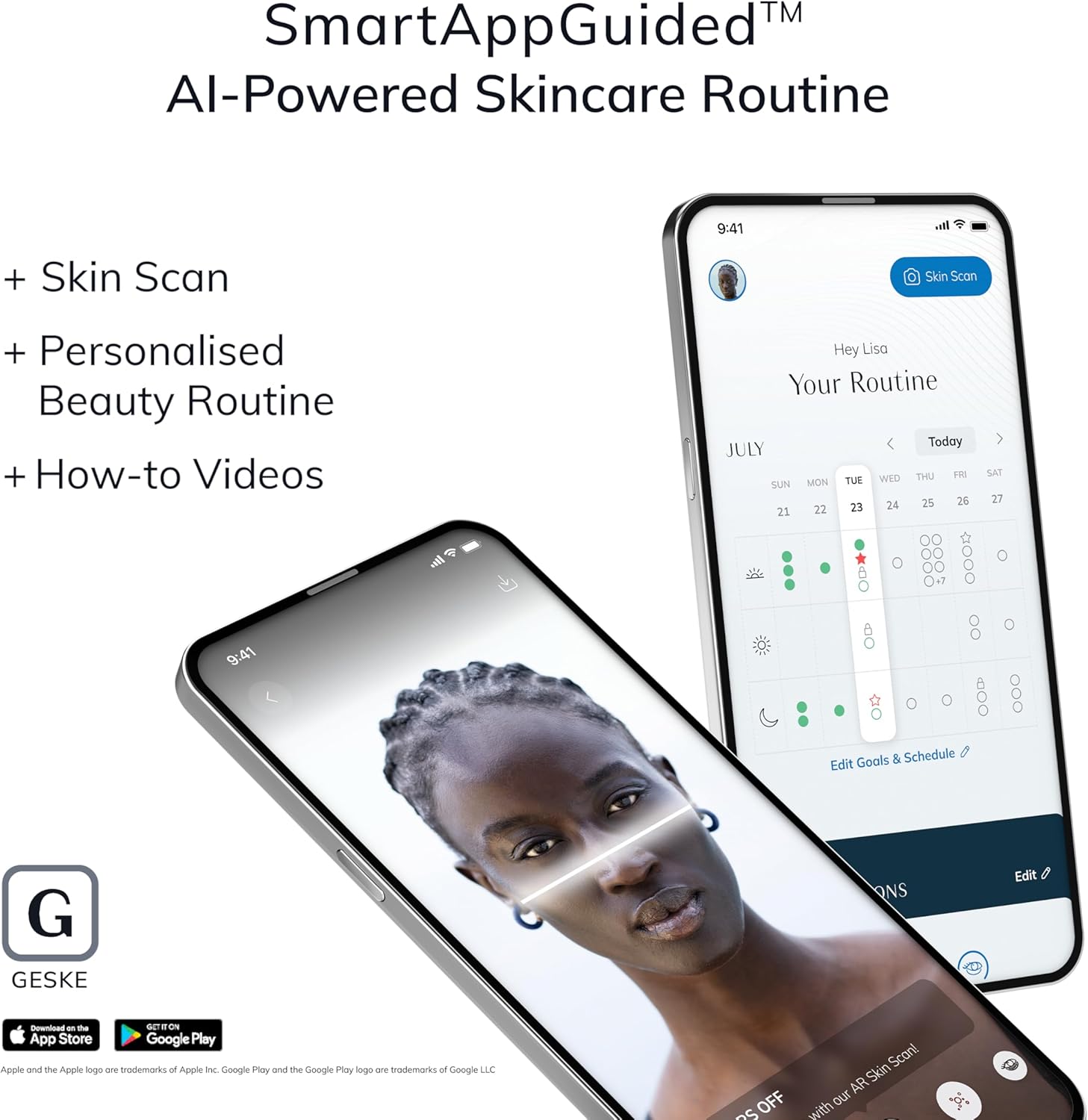 Thumbnail 6 de GESKE SmartAppGuided MicroNeedle Face & Body Roller 9 en 1 – Quartz Rose