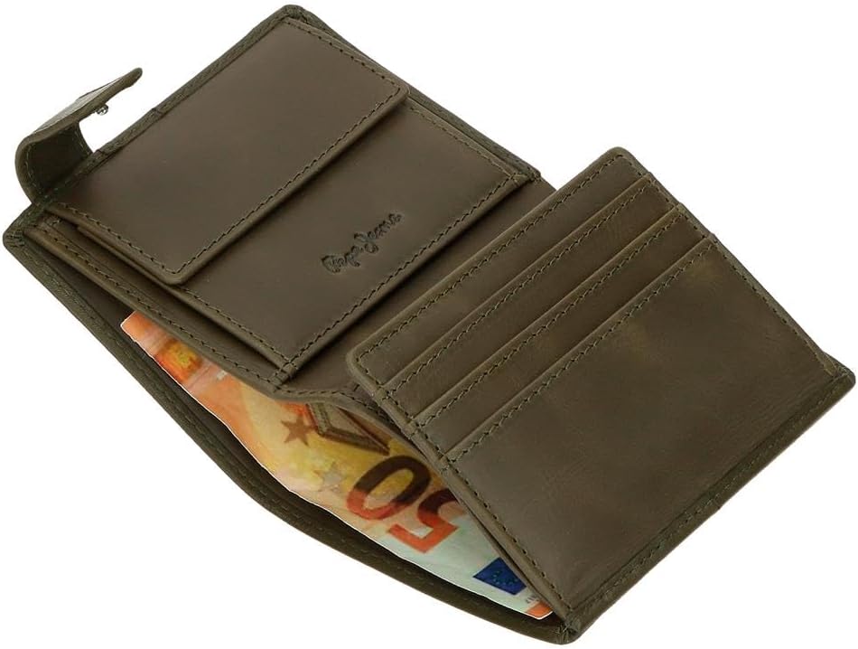 Detalle 2 de Pepe Jeans Cracker Cartera vertical Piel 8,5x10,5x1 cm