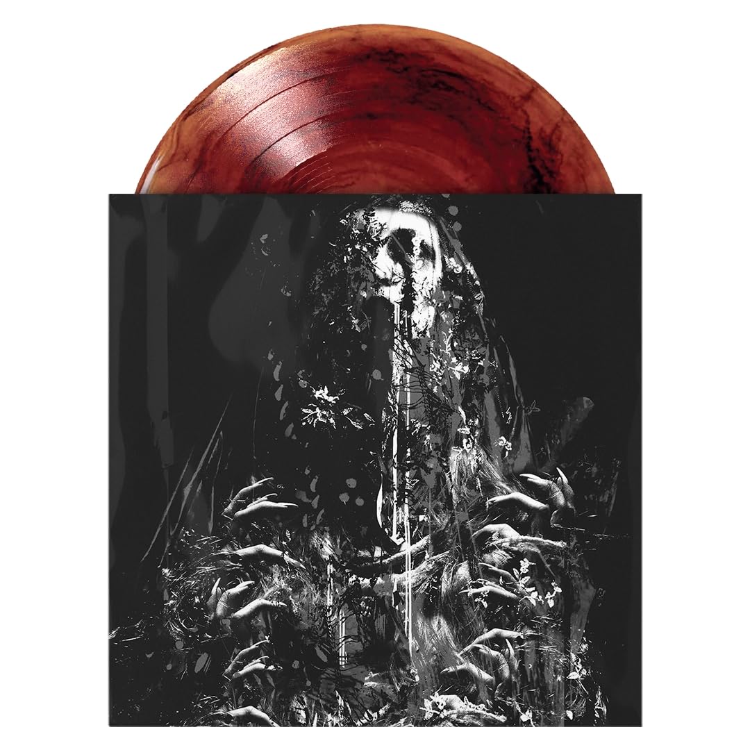 Detalle 2 de No/Más No Peace Vinyl Record, Transparent Orange & Black Marbled