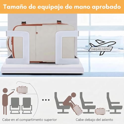 Detalle de Taygeer Mochila 40x30x20 para Ryanair: compañera de viaje ergonómica y organizada