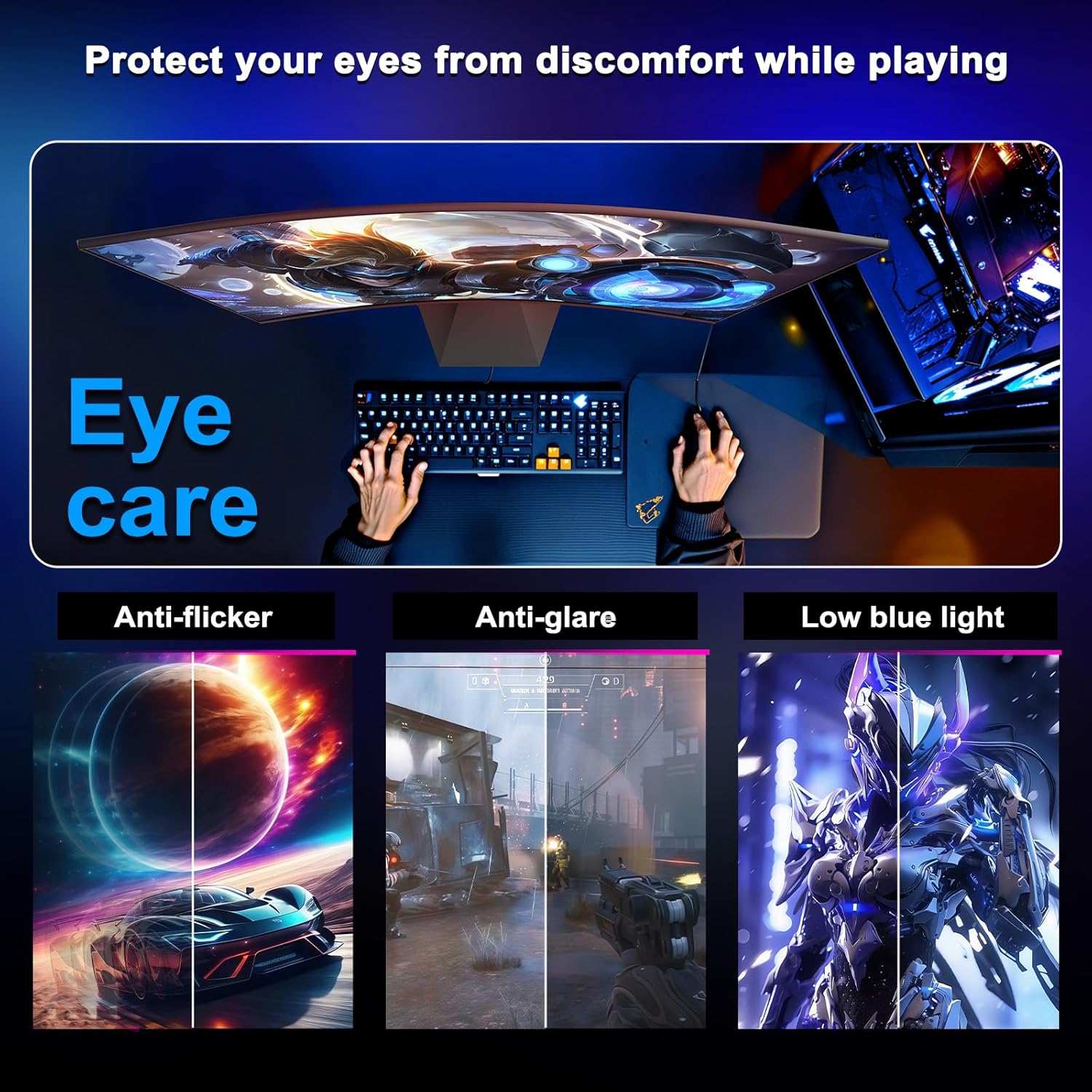 Thumbnail 6 de Minifire 24-Inch Gaming Monitor (MFG24C1L): 160Hz Curved Full HD for Competitive Play