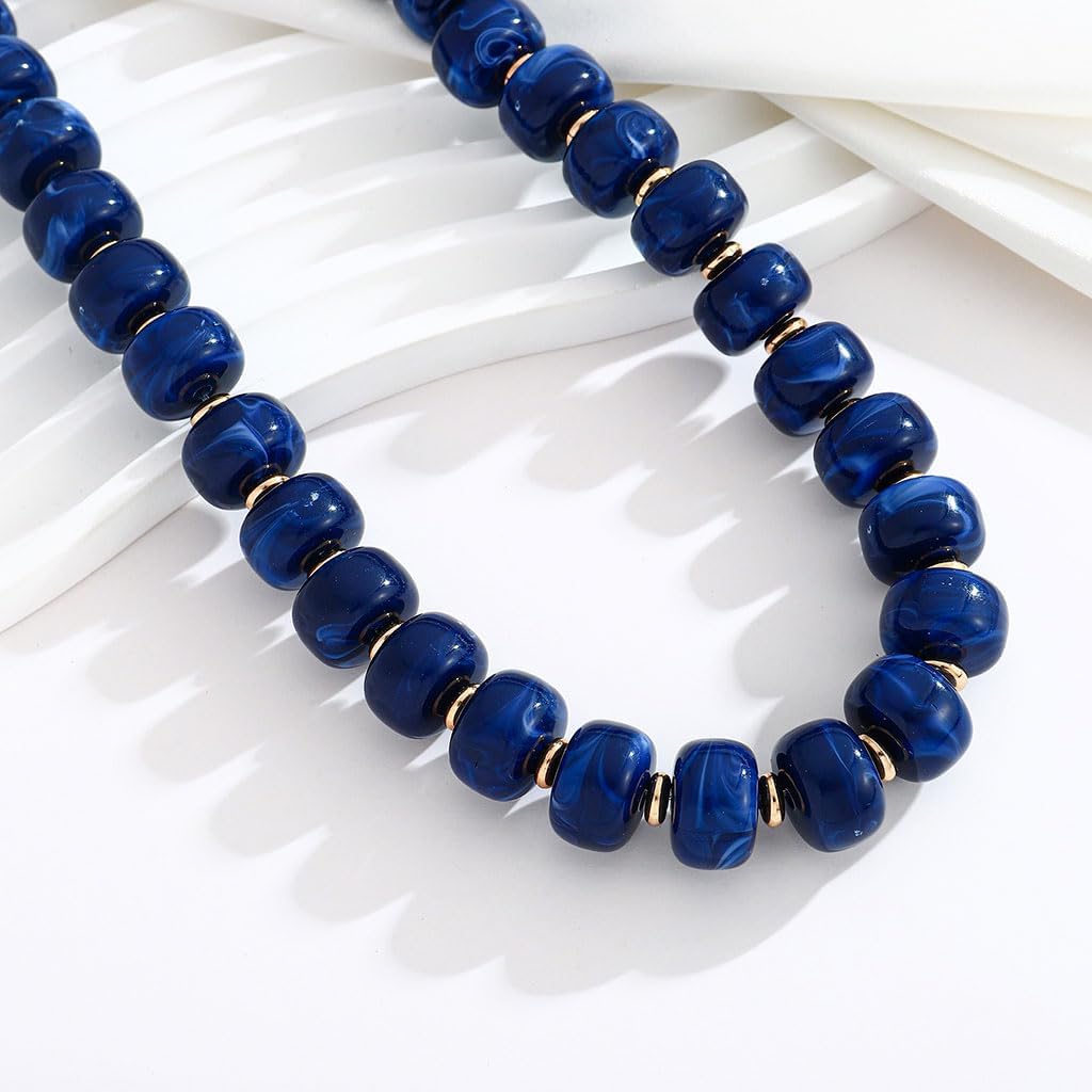 Detalle 1 de ENSKEFEN Beaded Necklace in Acrylic Resin
