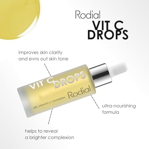 Detalle de Rodial Vit C Booster Gouttes 31 ml – Sérum visage léger à la vitamine C pour un teint lumineux