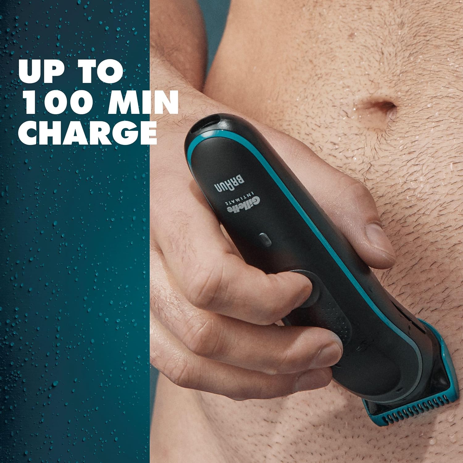 Detalle de Gillette Intimate Trimmer i5 (SkinFirst) cordless wet & dry body groomer for men
