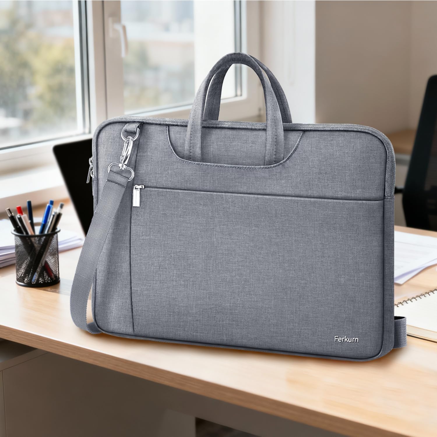 Thumbnail 6 de Ferkurn laptop bag 15.6 inch grey sleeve