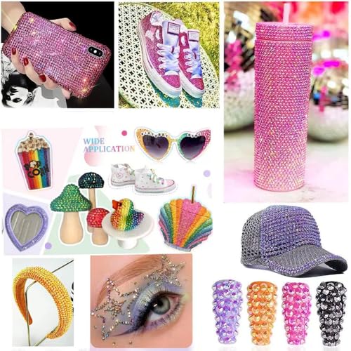 Thumbnail 6 de CUKUNAL 28Colours 5mm SS20 Rhinestone Bedazzling Kit