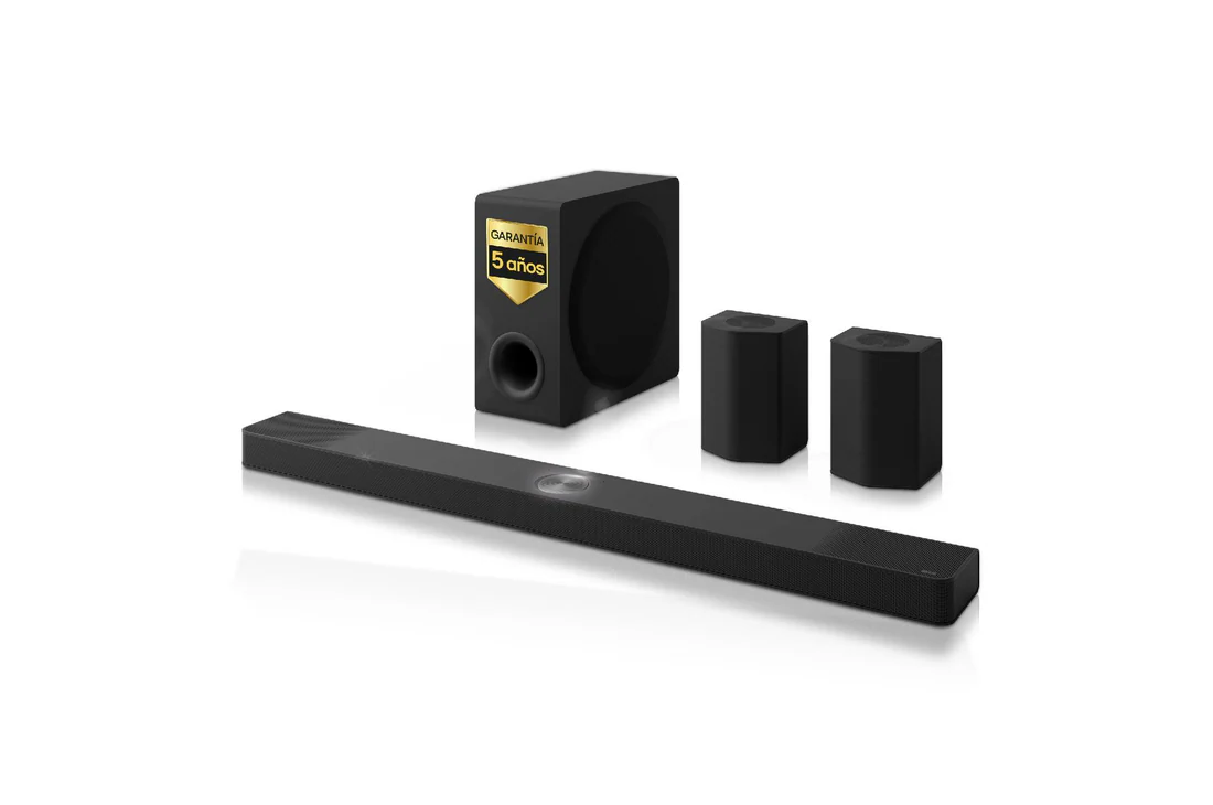 Detalle de LG S95AR.OBSPTO: Barra de sonido de cine en casa con 9.1.5 canales y Dolby Atmos