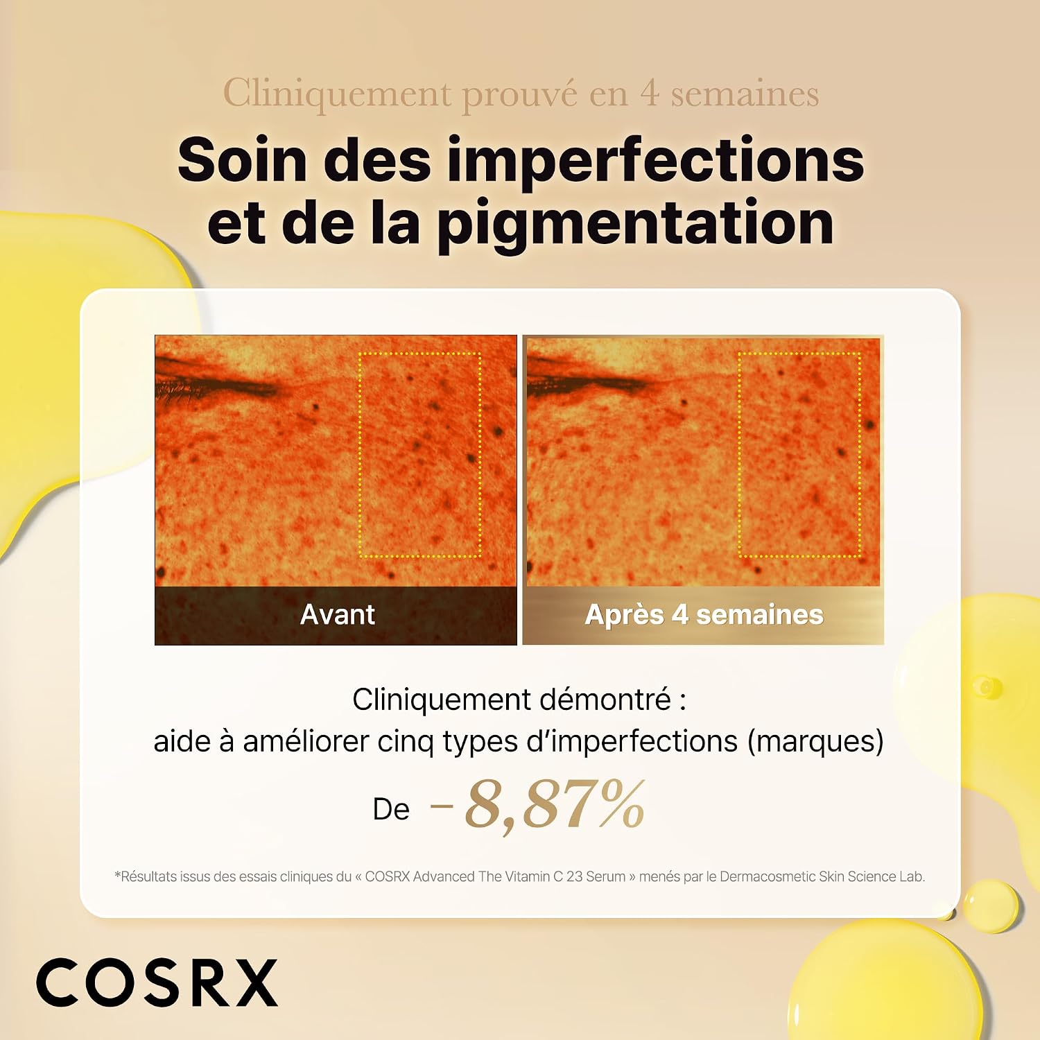 Detalle de COSRX Advanced Pure Vitamin C 23% Serum – 20 ml mit Vitamin E und Glutathion