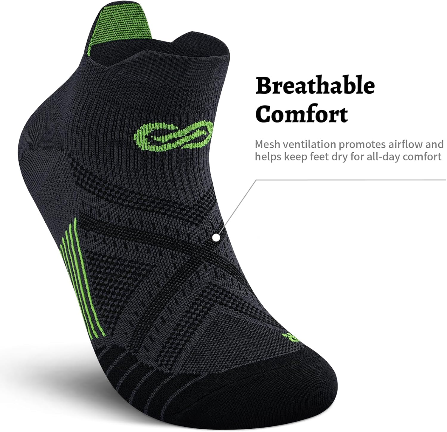 Detalle 2 de PAPLUS Ankle Compression Sock 15-20 mmHg