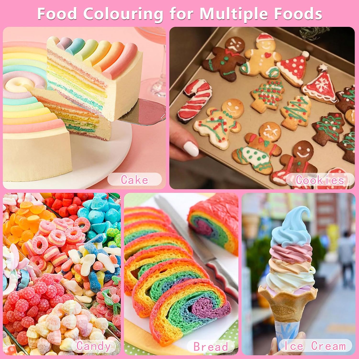 Thumbnail 5 de Coloranti alimentari 12 colori 10 ml đ°