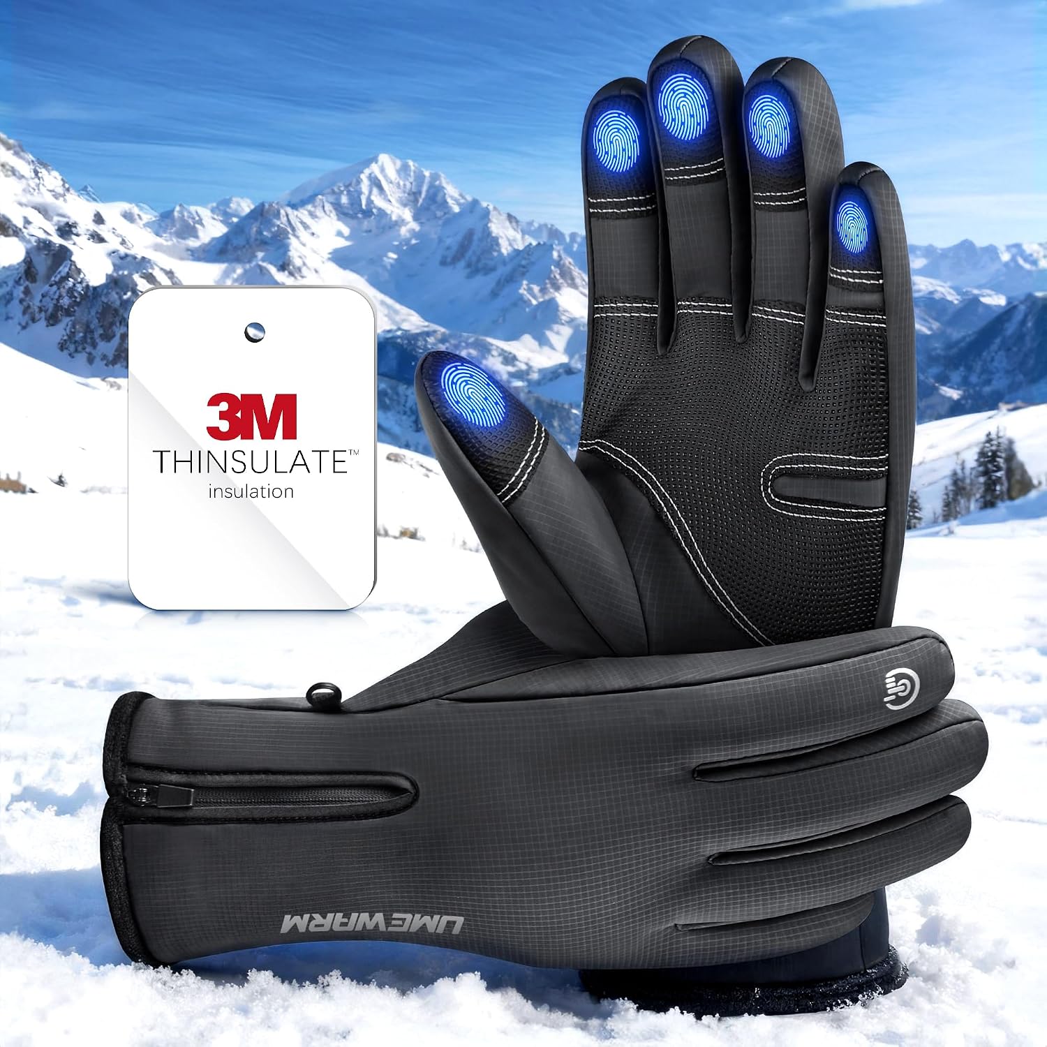 Detalle de 3M Thinsalute Winter Gloves ⚡