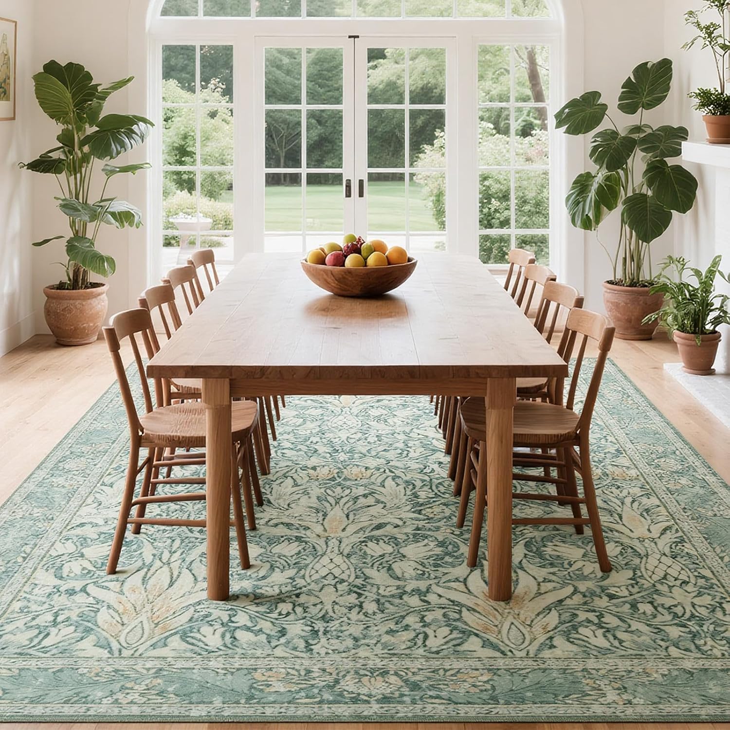 Thumbnail 6 de Vintage Floral area rug 5x7