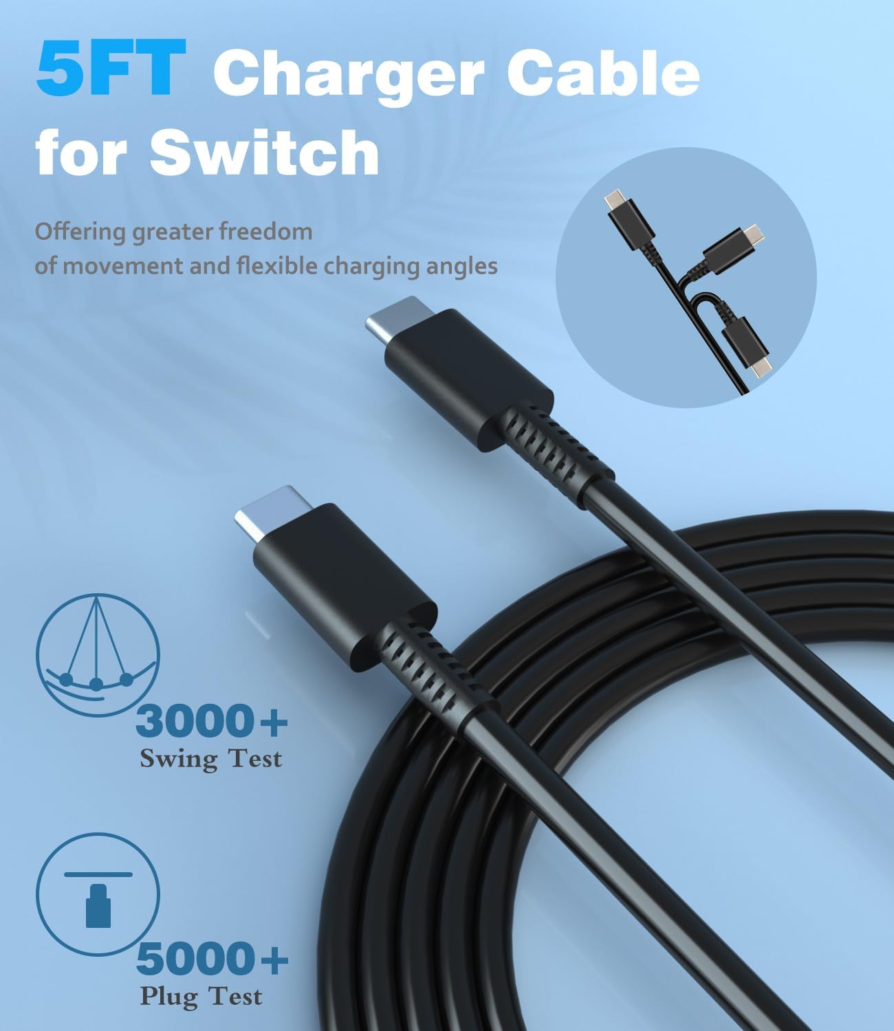 Thumbnail 4 de PURBHE Charger for Nintendo Switch 2 60W ⚡