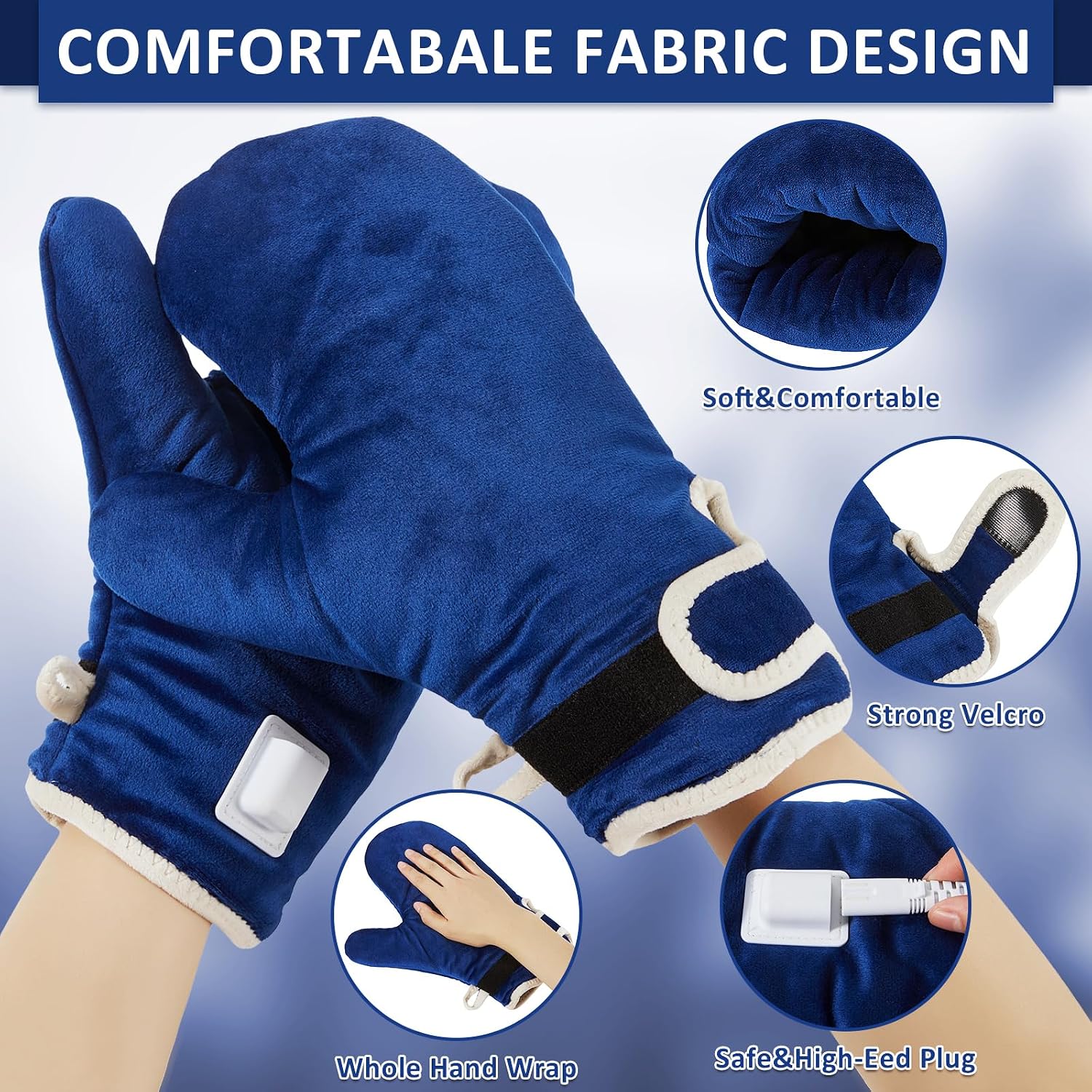 Thumbnail 4 de AOKESTE Heated Gloves 12.5 x 5.5-Inch