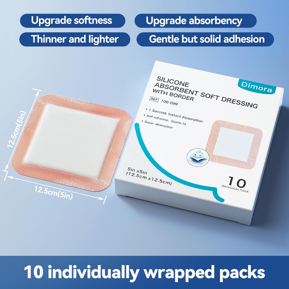 Detalle 2 de Dimora Silicone Super Absorbent 5x5 10ct