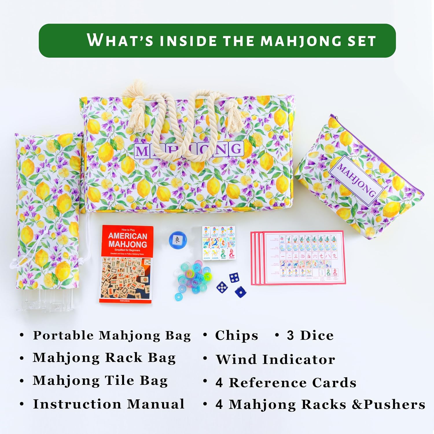 Detalle 1 de American Mahjong Set with 160 Tiles