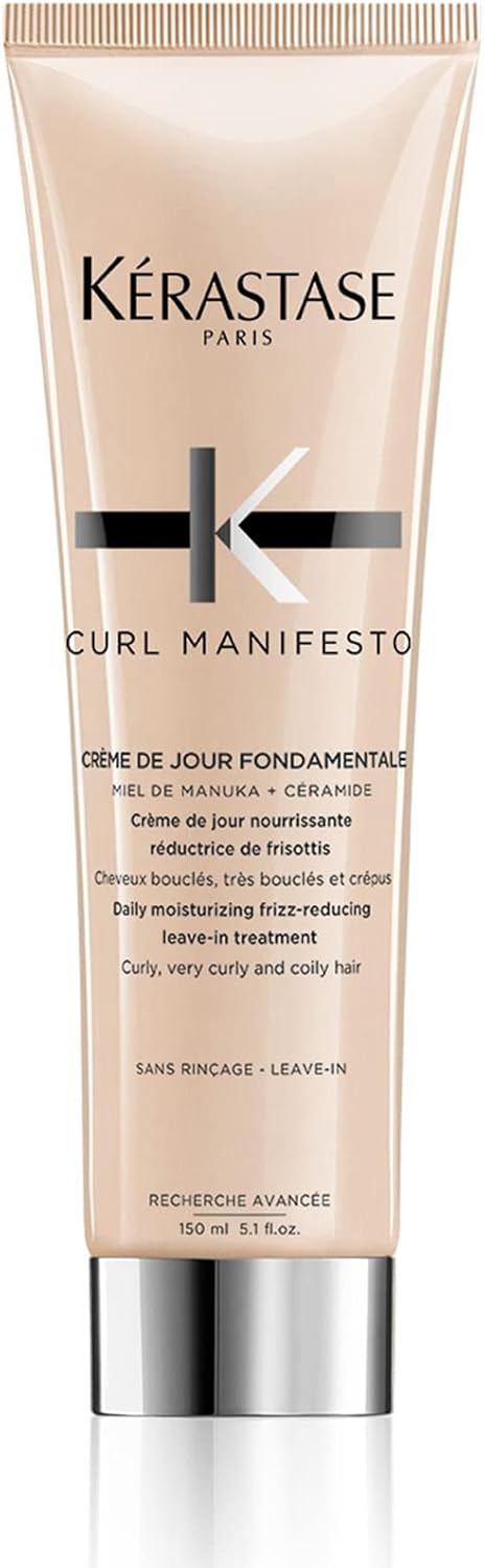 Detalle de KÉRASTASE Curl Manifesto Crème de Jour Fondamentale – Soin anti-frisottis, 150 ml