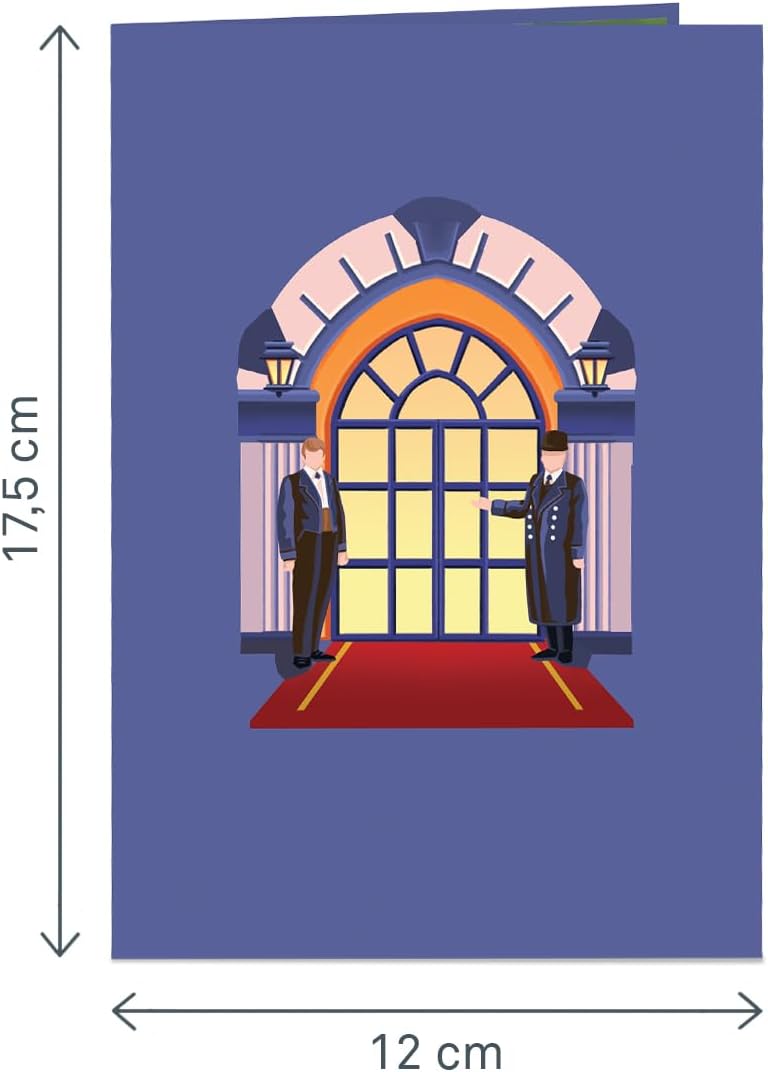 Thumbnail 3 de papercrush® Carte pop-up Hôtel — bon cadeau 3D pour une nuit à l’hôtel