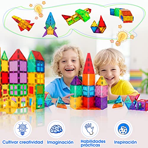 Detalle 2 de Katiago Bloques Construcción Magnéticos 64 Piezas 🧱