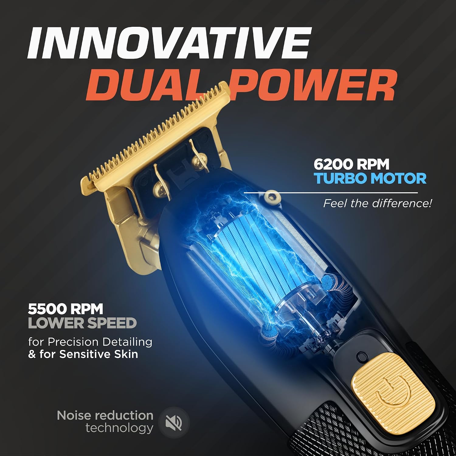 Thumbnail 1 de Fagaci Professional Hair Clippers for Men Set Turbo Power with Precise Cutting