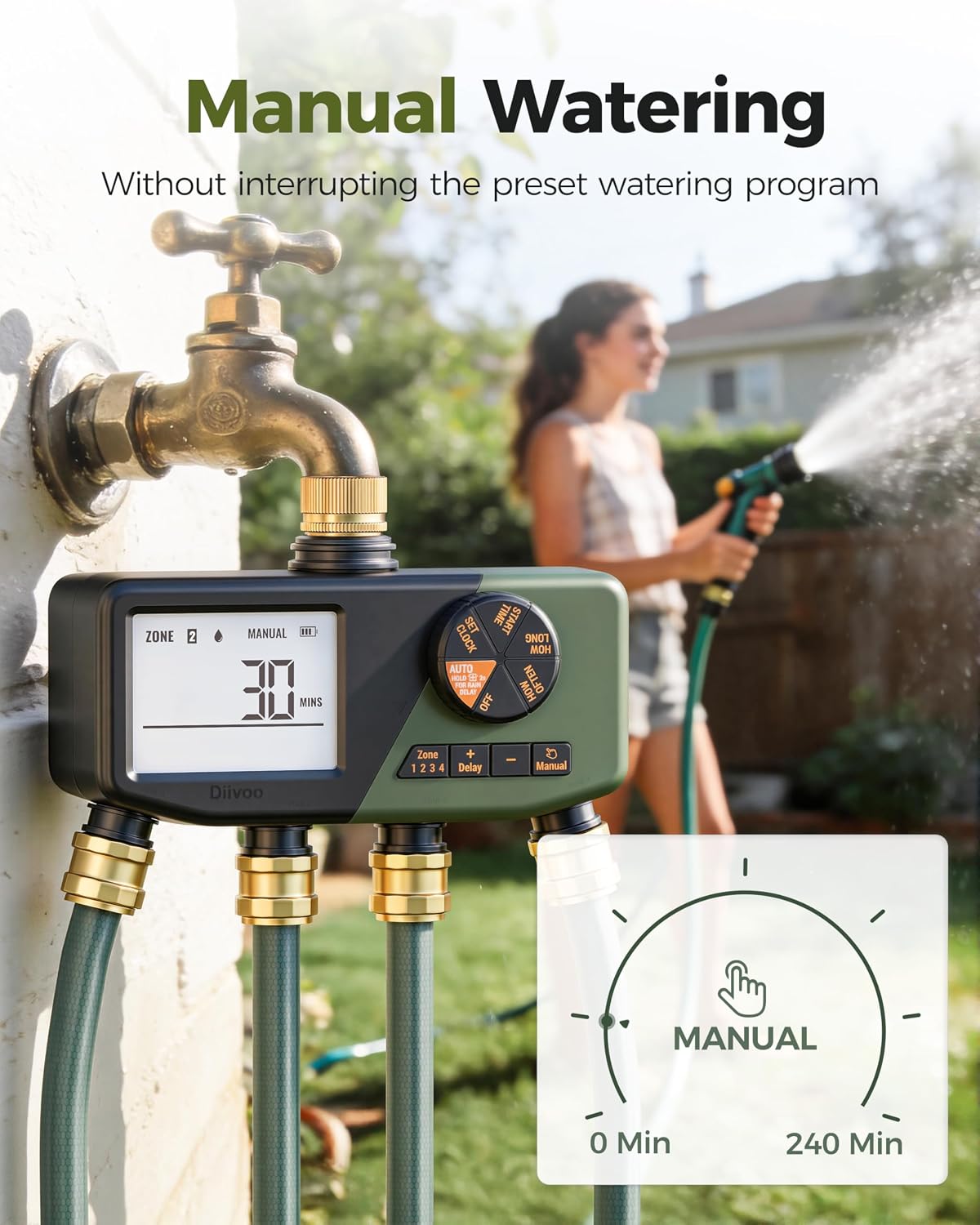 Thumbnail 6 de Diivoo 4-zone water timer