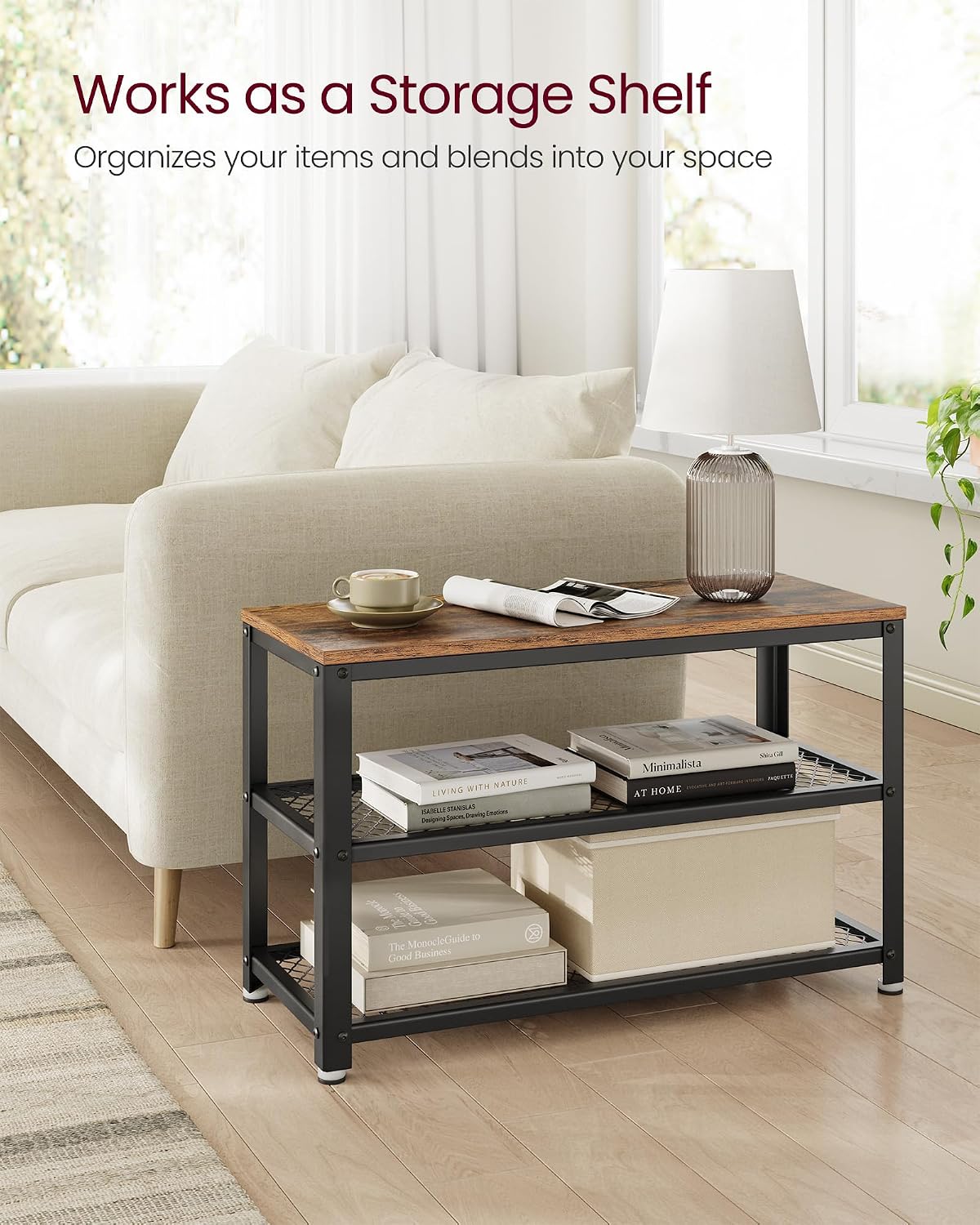Thumbnail 6 de VASAGLE Shoe Rack Bench, 3-Tier