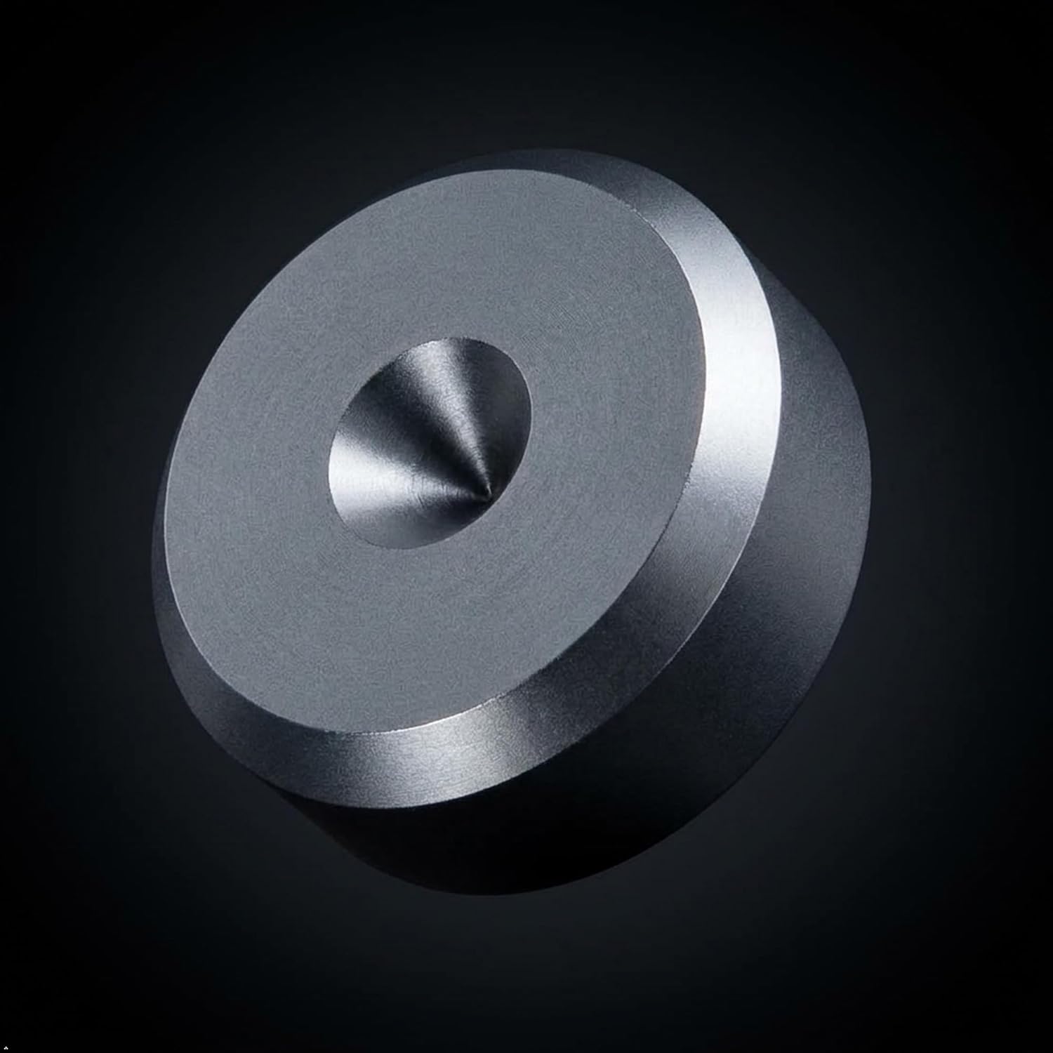 Detalle de PrecisionGeek Chamfered Speaker Spike Pads – 4 Pack (Ø20 mm) for HiFi Speakers, Subwoofers & Stands