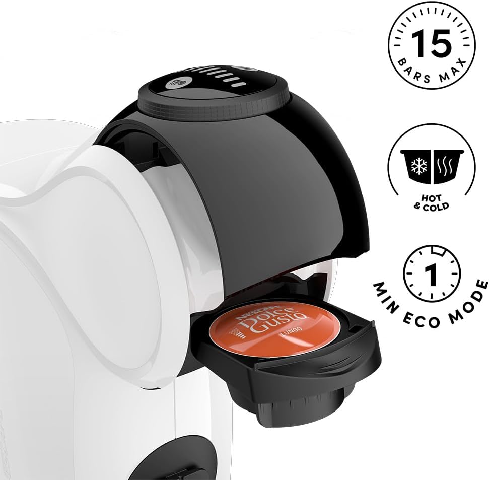 Detalle de NESCAFÉ Dolce Gusto Genio S Automatic Coffee Machine White by De’Longhi