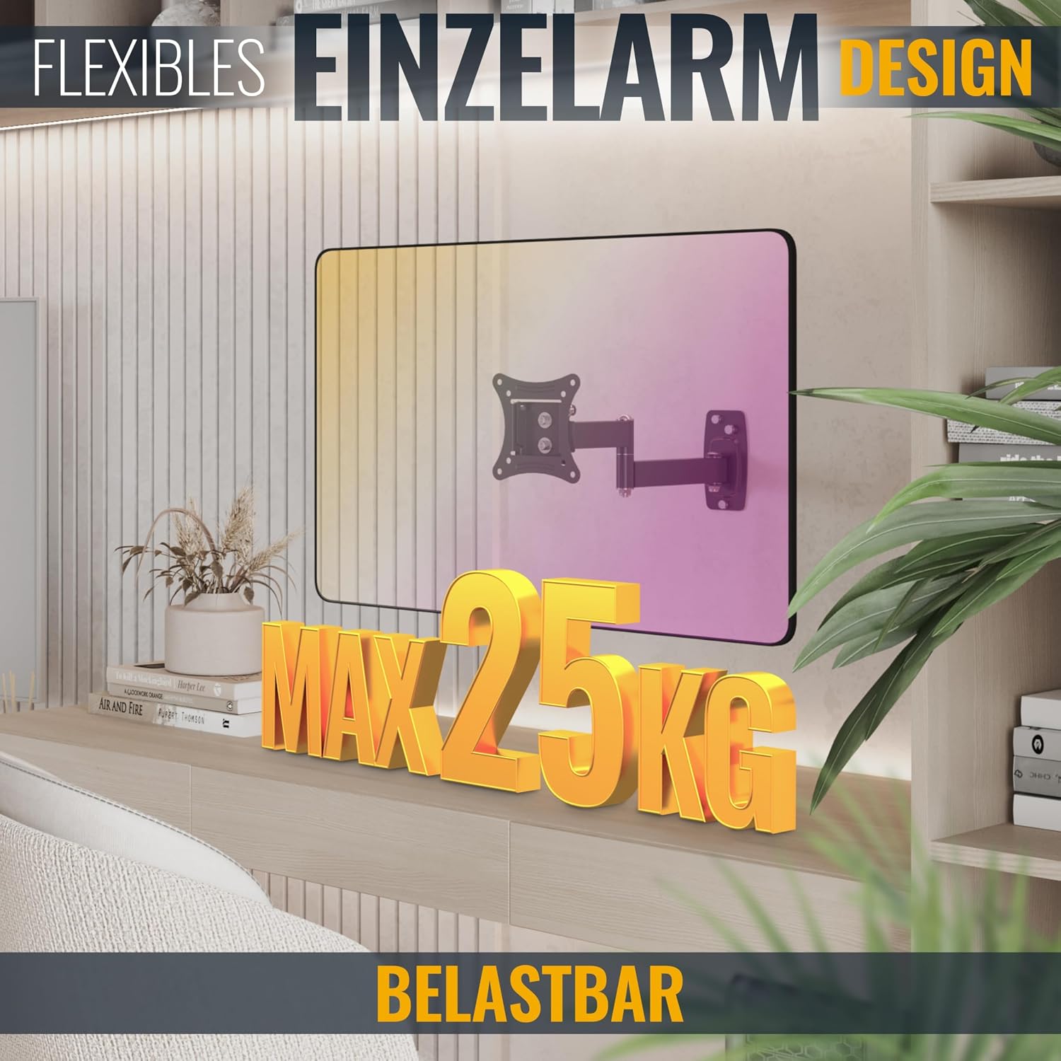 Detalle 2 de RICOO S1211 Monitorhalterung 13–34"