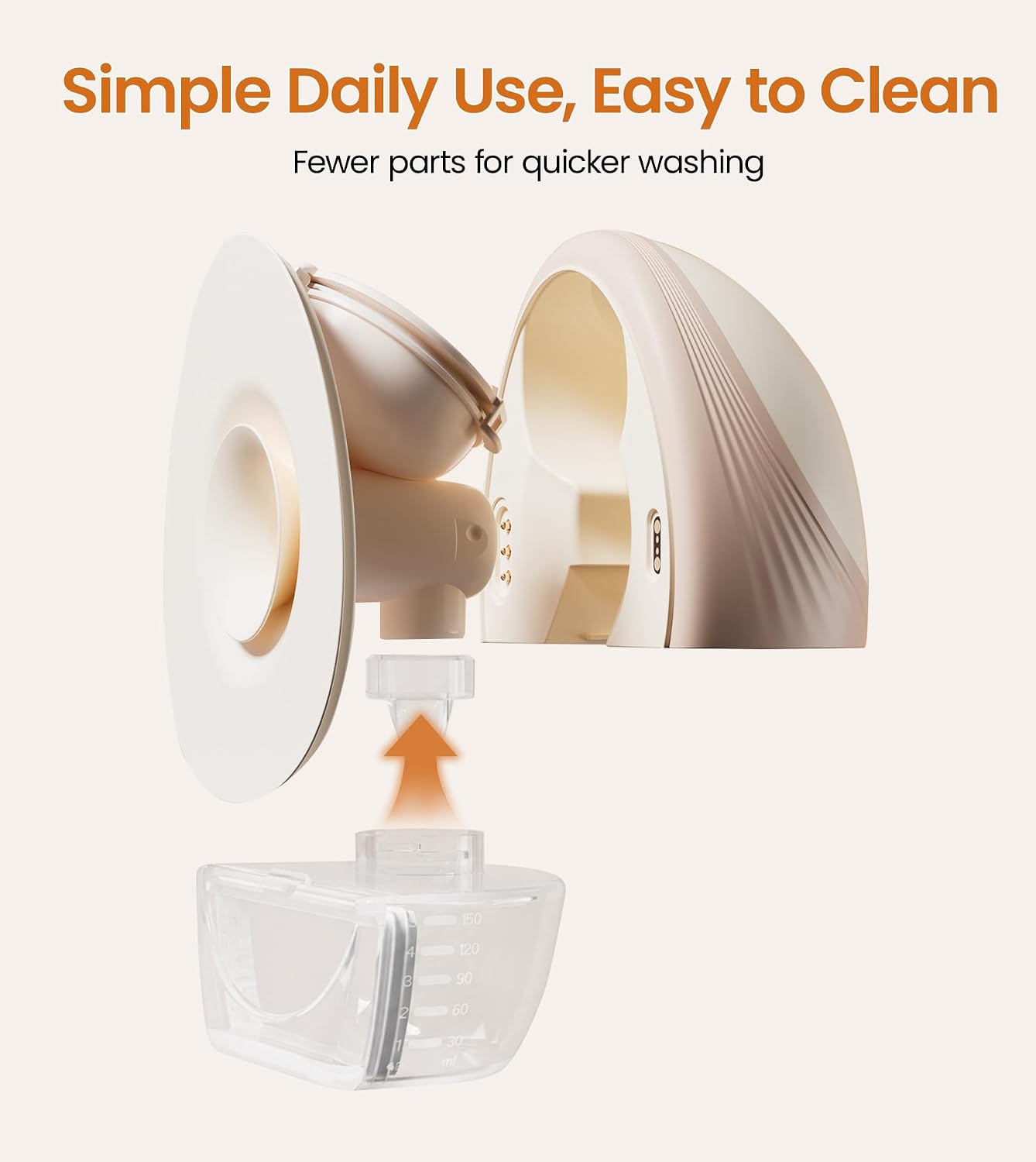 Thumbnail 6 de NCVI AM8161 Wearable Heated Breast Pump with 360° Heat and Adjustable Suction