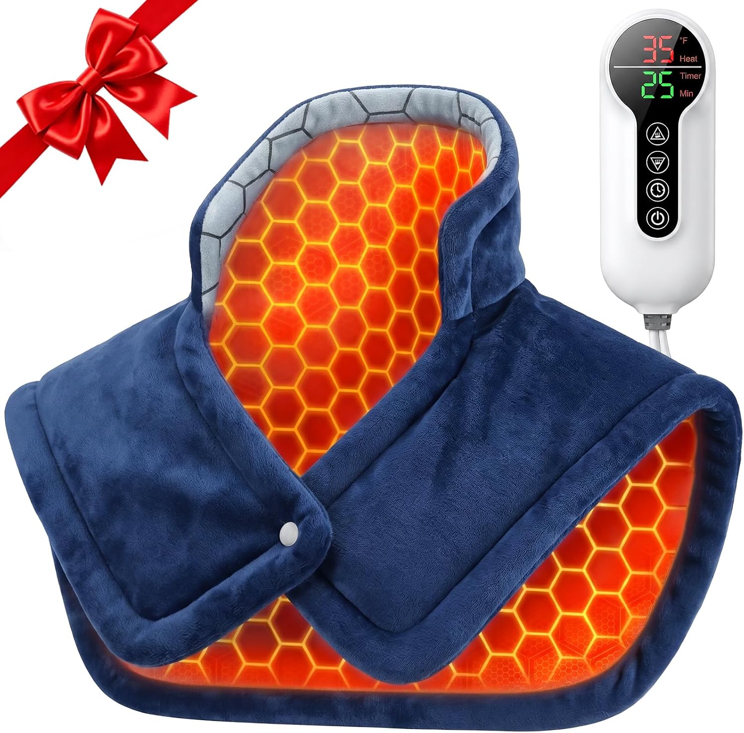 Detalle de Electric Heating Pad, Dark Blue