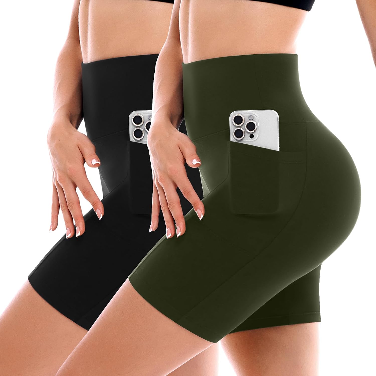 Thumbnail 6 de Cycling shorts with pockets, 2 pack