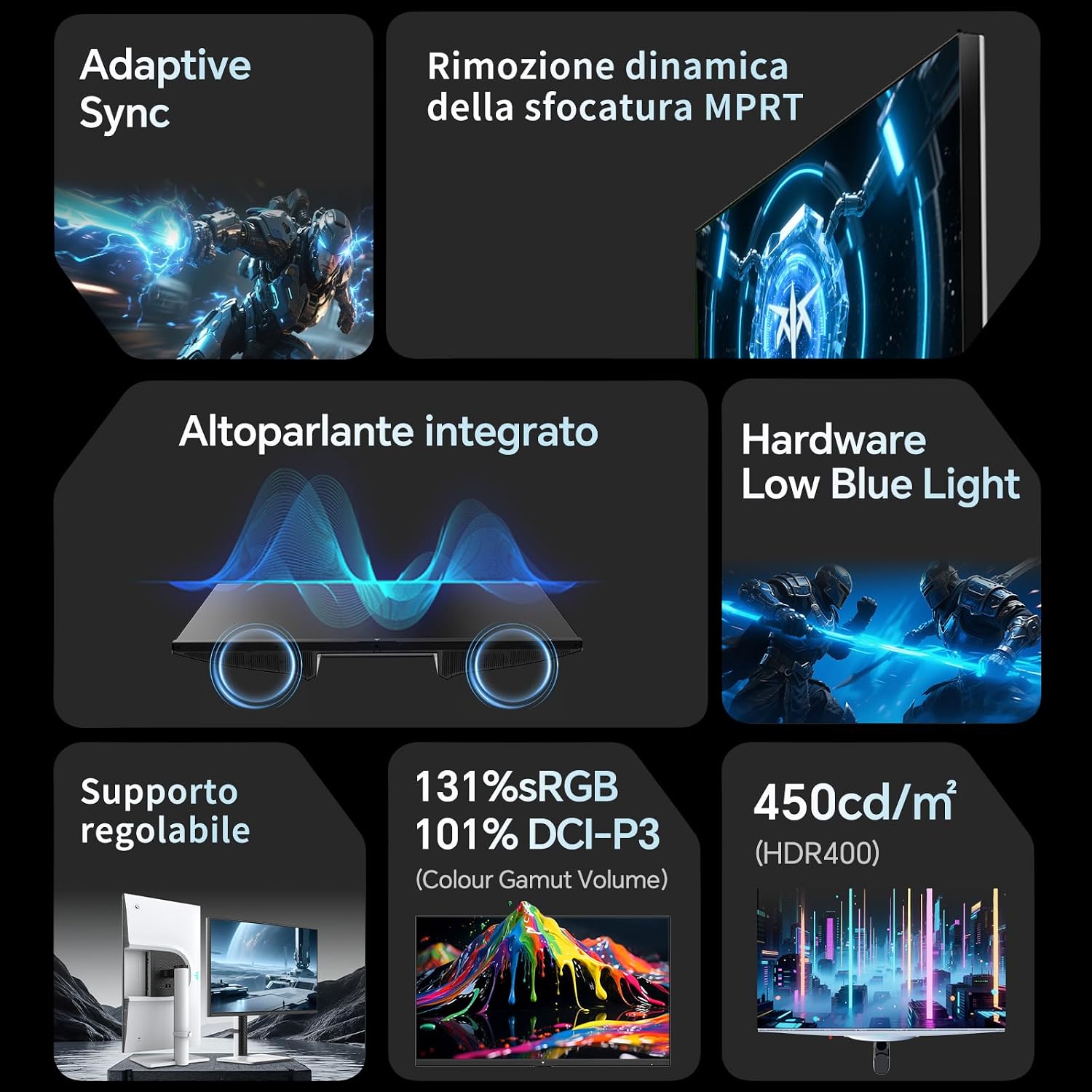 Detalle de KTC Monitor 27 Pollici 2K 200Hz