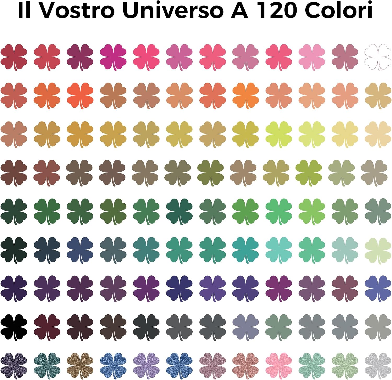 Thumbnail 1 de MarkMuse 120 colori pennarelli acrilici a doppia punta per pittura su legno, vetro, ceramica e tessuti