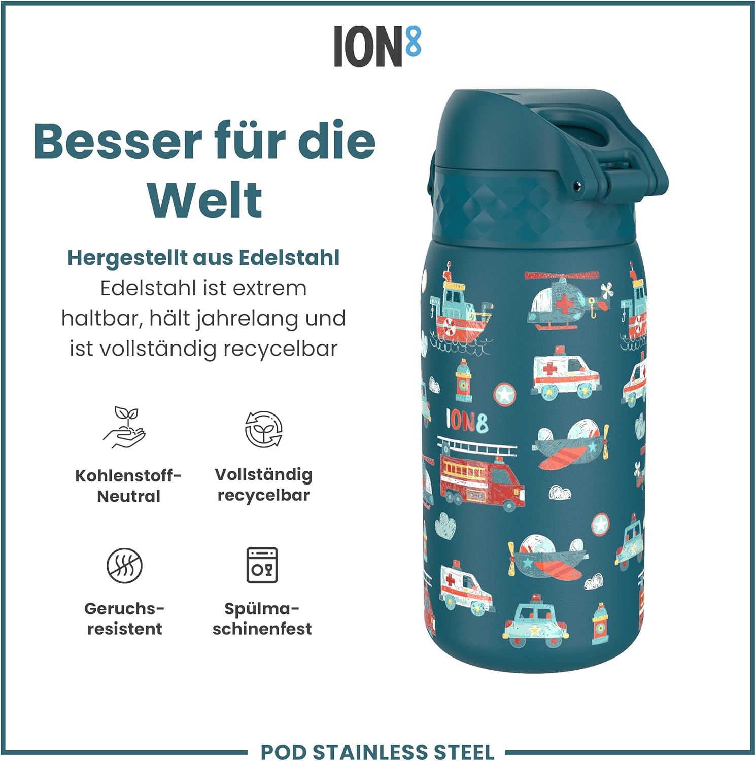 Thumbnail 4 de ion8 Kinder Trinkflasche 400ml 🥤