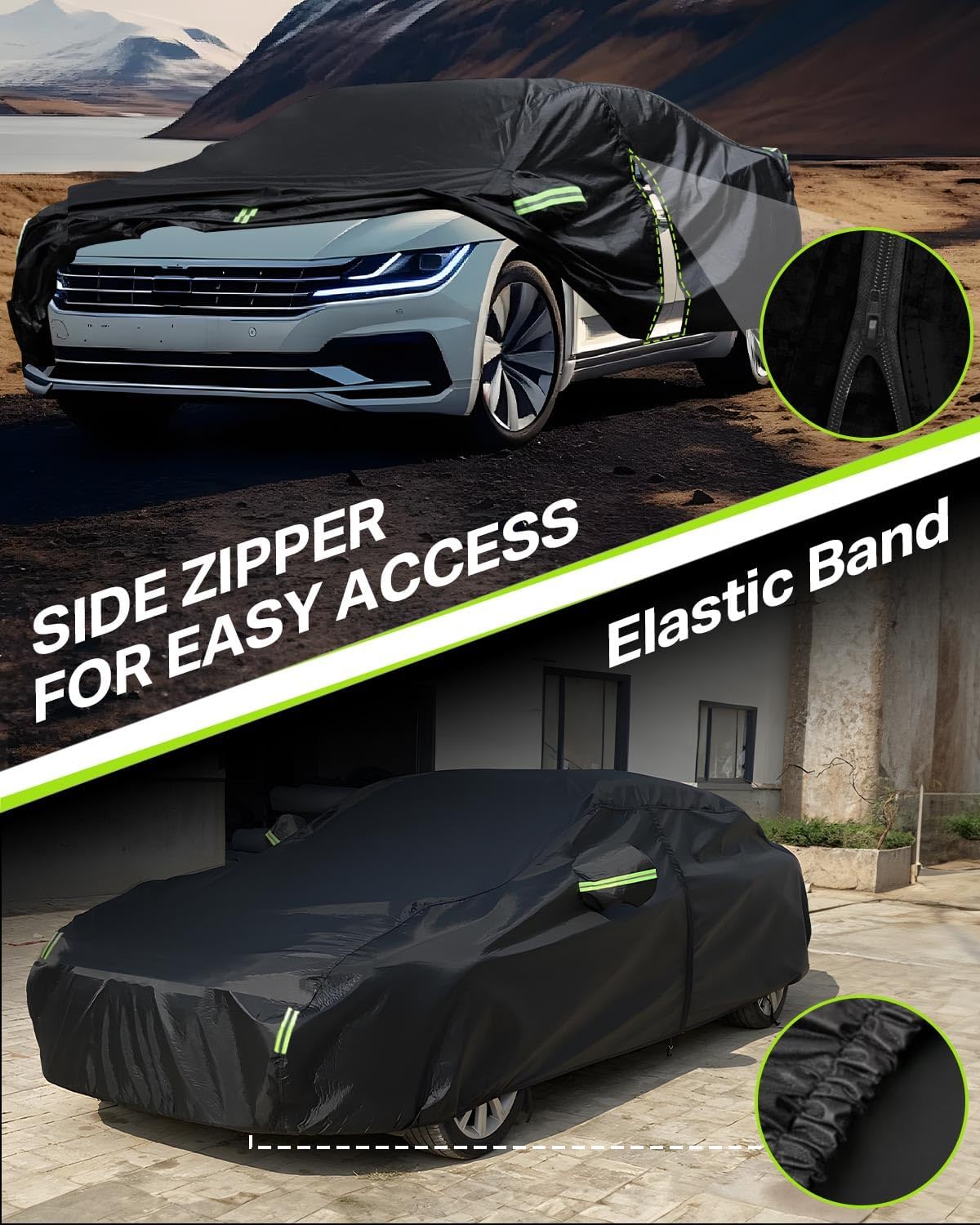 Thumbnail 4 de E-SMARTER Car Cover 490x185x150cm waterproof