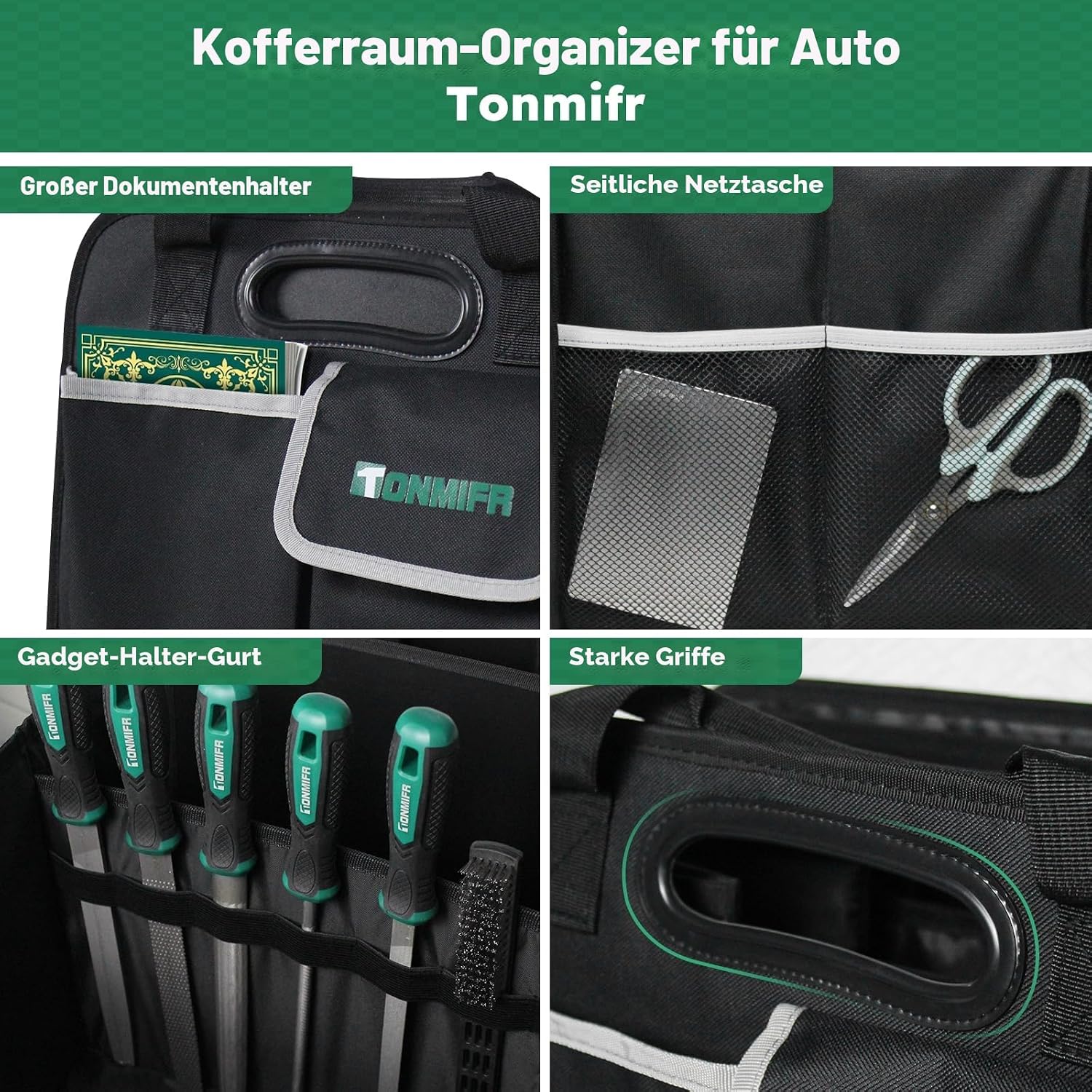 Thumbnail 5 de Tonmifr Kofferraum-Organizer 92 L